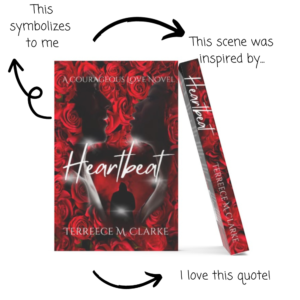 Author Annotated copy of Heartbeat, an Interracial romance, BWWM, enemies to lovers, small town, romantic suspense