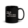 I Like My Romance...Black Glossy Mug - Image 2