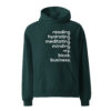 Unisex Minding My Black Business oversized hoodie - Image 3