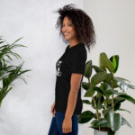 Unisex Black Woman Reader t-shirt - Image 2