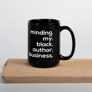 Mind Black Author Business Black Glossy Mug