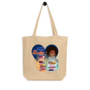 Curls, Hoops & Books Eco Tote Bag