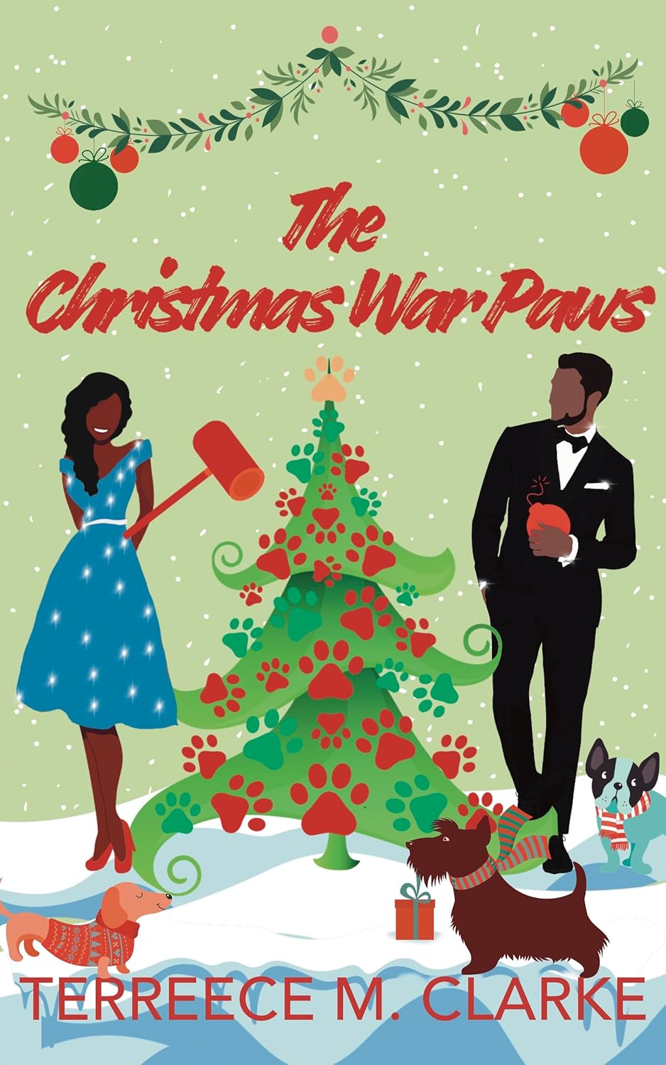 The Christmas War Paws, Black Romance Holiday Novel